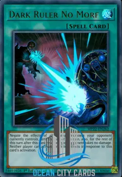 Yugioh MP22-EN262 Dark Ruler No "MORF" Ultra Rare 1st Edition - Image 3