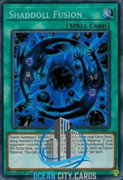 Yugioh Shaddoll Fusion SHVA-EN057 Secret Rare Near Mint 1st Edition - Image 1