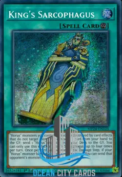 Yugioh MP24-EN125 King's Sarcophagus Prismatic Secret Rare Card 1st Edition - Image 3