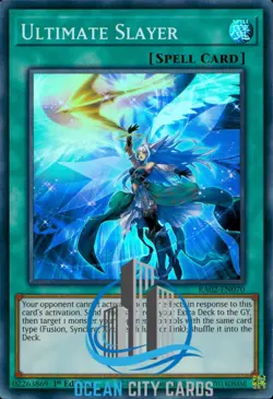 Yugioh Ultimate Slayer RA02-EN070 Super Rare 1st Edition - Image 1
