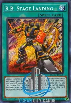 Yugioh R.B Stage Landing DUAD-EN096 Secret Rare 1st Edition - Image 3