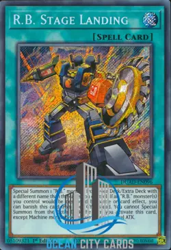 Yugioh R.B Stage Landing DUAD-EN096 Secret Rare 1st Edition - Image 5