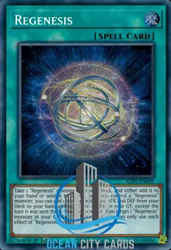 Yugioh Regenesis ALIN-EN059 Secret Rare 1st Edition - Image 1