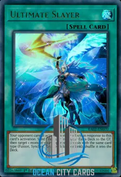 Yugioh Ultimate Slayer RA02-EN070 Ultra Rare 1st Edition - Image 1