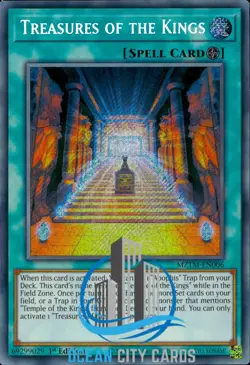 Yugioh Treasures Of The Kings MZTM-EN006 Secret Rare 1st Edition - Image 5