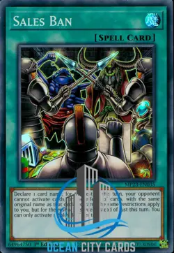 Yugioh Sales Ban MP23-EN035 Super Rare 1st Edition - Image 5