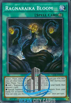 Yugioh Ragnaraika Bloom LEDE-EN058 Secret Rare 1st Edition - Image 1