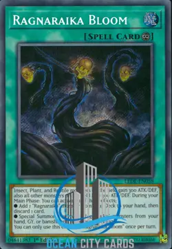 Yugioh Ragnaraika Bloom LEDE-EN058 Secret Rare 1st Edition - Image 3
