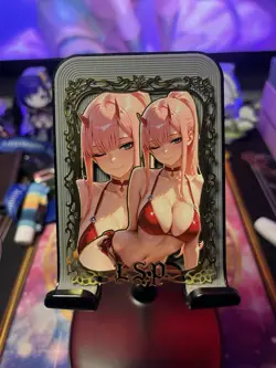 Goddess Story Metal Card Serialized Anime Waifu Anime Zero Two - Image 1