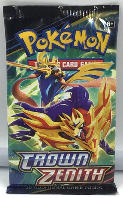 Pokemon Crown Zenith Booster Pack New Collector Trading Cards - Image 1