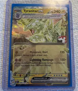 Pokemon Card Tyranitar EX 066/197 Play! Prize Pack Series 4 Stamped Near Mint - Image 1