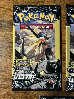 Pokemon Sun & Moon Ultra Prism 3 Card Mini Booster Packs 3 Packs - Image 2