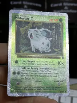 #3 Nidoran 82/110 Legendary Collection 2002 Reverse Holo Pokemon Card TCG - Image 5