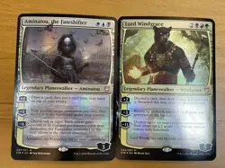 Magic The Gathering Lord Windgrace & Aminatou FateShifter Oversized cards Lot - Image 1