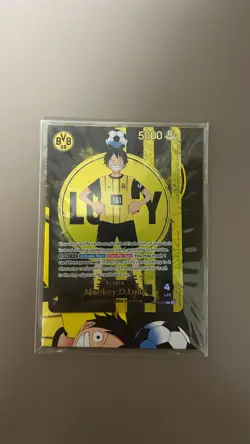 One Piece x BVB Monkey D Luffy Promo Card Sealed ST13-003 INTERNATIONAL SHIPPING - Image 1