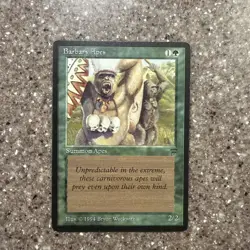 MTG Magic the Gathering Barbary Apes (176/310) Legends LP - Image 1