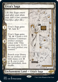 [1x] Urza's Saga - Showcase Near Mint, English Modern Horizons 2 Extras MTG Magi - Image 1
