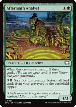 MTG Magic 1x Aftermath Analyst (M/NM) Commander Edge of Eternities - Image 1