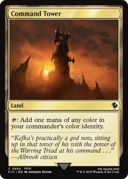 MTG magic 1x Command Tower #484 (M/NM) Commander Final Fantasy - Image 1