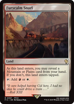 MTG magic 1x Furycalm Snarl (M/NM) Commander Final Fantasy - Image 1