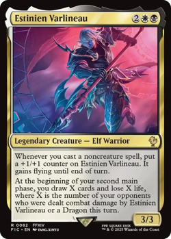 MTG magic 1x Estinien Varlineau (M/NM) Commander Final Fantasy - Image 1