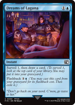 MTG magic 1x Dreams of Laguna FOIL (M/NM) Final Fantasy - Image 1