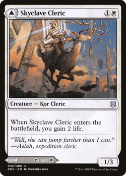 MTG magic 1x Skyclave Cleric (M/NM) Zendikar Rising - Image 1
