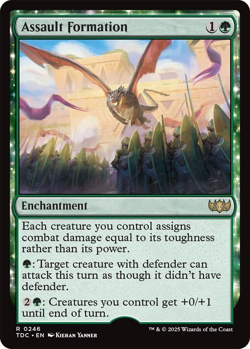 MTG Magic 1x Assault Formation (M/NM) Commander Tarkir Dragonstorm - Image 1