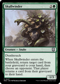Magic MTG 1x Skullwinder RIPPLE FOIL (M/NM) Commander Modern Horizon 3 - Image 1
