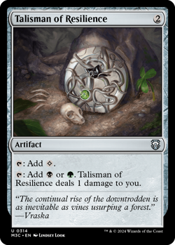 MTG Magic 1x Talisman of Resilience RIPPLE FOIL (M/NM)Commander Modern Horizon 3 - Image 1