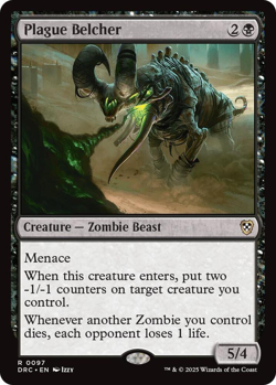 MTG Magic 1x Plague Belcher (M/NM) Commander Aetherdrift - Image 1