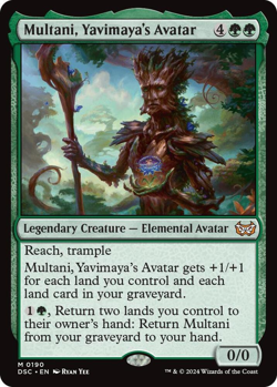 MTG 1x Multani, Yavimaya's Avatar (M/NM) Commander Duskmourn House of Horror - Image 1