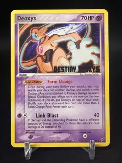 Deoxys 16/107 Stamped Movie Promo LP Pokemon Card - Image 1