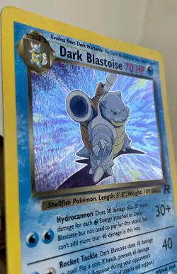 Dark Blastoise Team Rocket Holo Unlimited 3/82 WOTC Pokemon - Image 2
