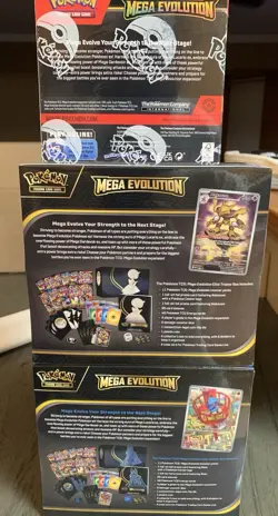 Mega Evolution Enhanced Booster Box, 2 Pokemon Center Elite Trainer Box Bundle - Image 2