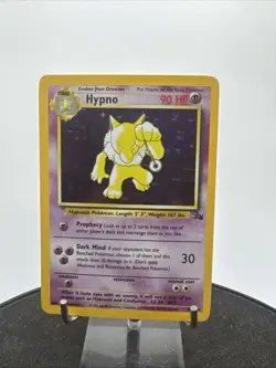 Pokemon TCG Hypno Fossil 8/62 Holo Unlimited Holo Rare - Image 1