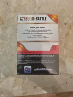 Pokemon TCG Surging Sparks Build And Battle Box Sealed Brand New - Image 2