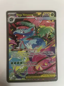 Pokemon Mega Venasaur EX SIR 177/132 Mega Evolutions Near Mint Prerelease - Image 1