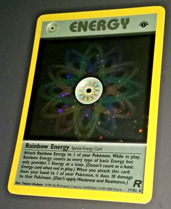 1ST EDITION - RAINBOW ENERGY #17/82 - POKEMON TEAM ROCKET - HOLO RARE (EX/NM) - Image 5