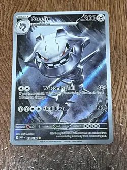 Pokemon Steelix 150/132 Illustration Rare Pokemon Mega Evolution NM - Image 1