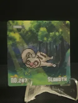 Pokemon Eif origin Gameboy Lenticular Slakoth-slaking #MM - Image 1