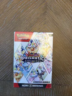 Pokemon TCG: Scarlet & Violet-Prismatic Evolutions Booster Bundle (6 Packs) - Image 1