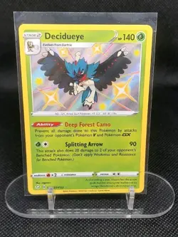 Pokemon TCG Decidueye Shining Fates Sv003/Sv122 Holo Shiny Holo Rare - Image 1