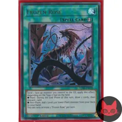 Yugioh Frozen Rose LDS2-EN119 Ultra Rare V1 1st Edition NM - Image 1