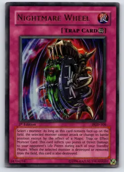 NIGHTMARE WHEEL YU-GI-OH! ULTRA RARE 1ST ED PGD-106 NM - Image 1