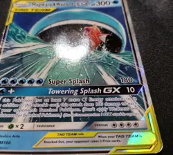 Magikarp & Wailord GX SM166 Standard Size Full Art Black Star Promo Card HP - Image 3