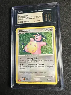 CGC 10 Pristine Miltank Classic Collection 017/032 Pokemon Card Graded English - Image 1