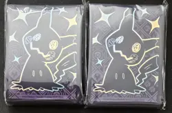 2x Paldean Fates Mimikyu Card Sleeves 65 CT. New Pokemon Trading Card Game 2024 - Image 1