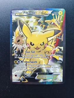 Pikachu XY124 Promo | NM | Rare Pokemon Fullart Card | ENG | 2016 | XYPR - Image 1