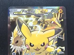 Pikachu XY124 Promo | NM | Rare Pokemon Fullart Card | ENG | 2016 | XYPR - Image 3
